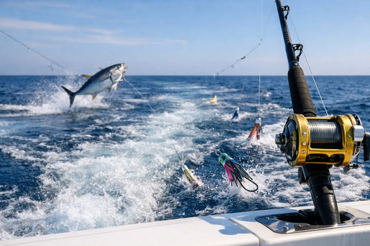 Tuna Trolling Spread Example That Gets Bit