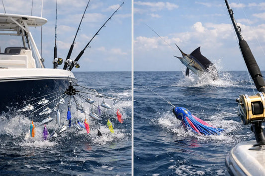 Dredge vs Teaser Fishing: What Gets Bit?