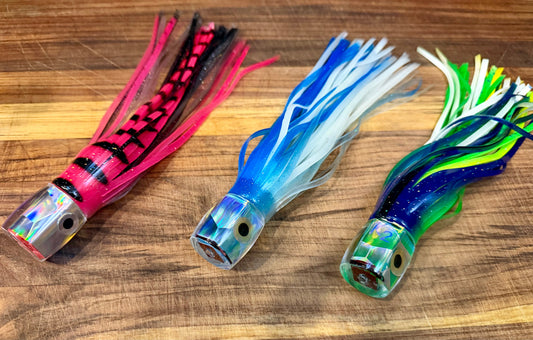 K2 fishing lures ready for fishing