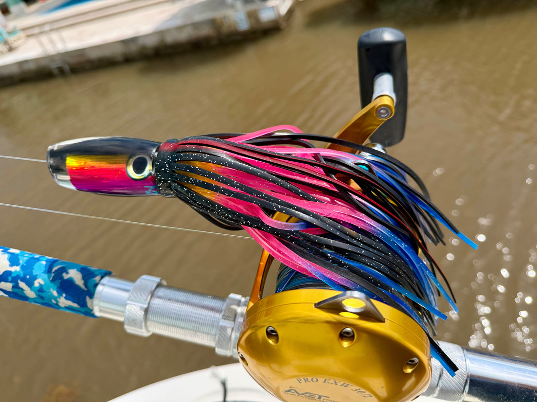 nice lure on reel