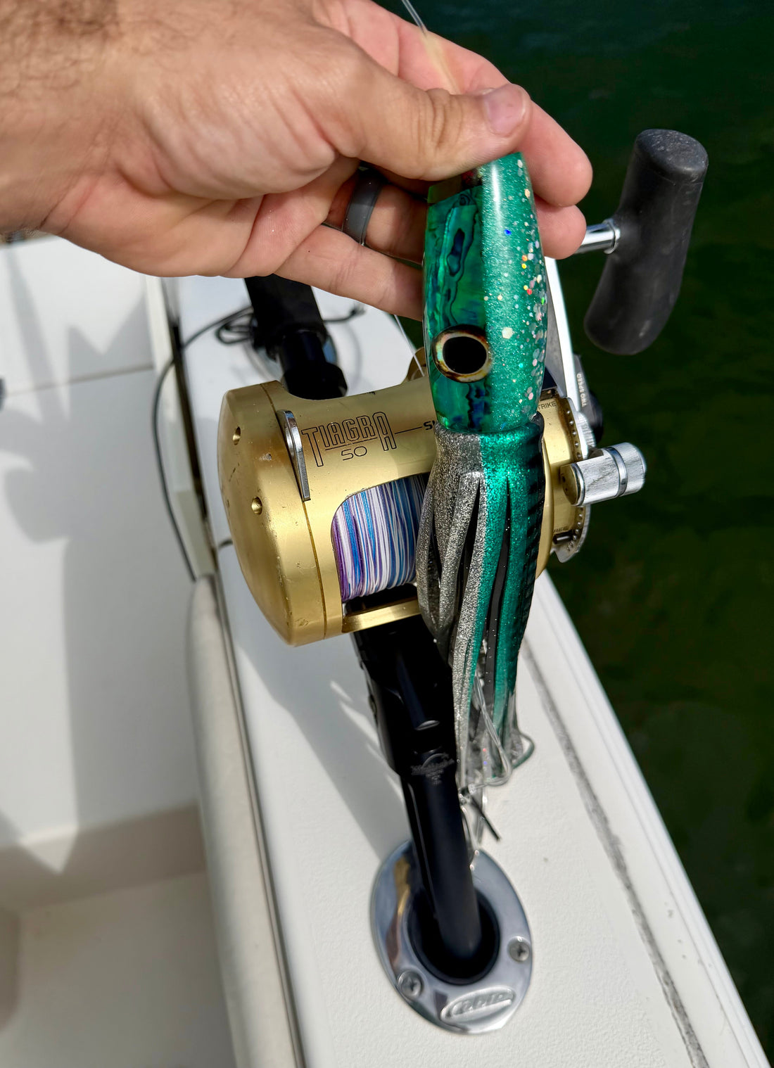 lure on reel