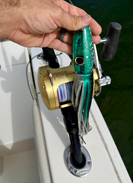 lure on reel