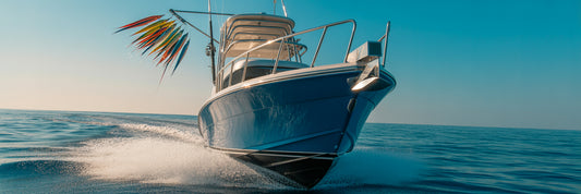 Professional offshore trolling fishing setup
