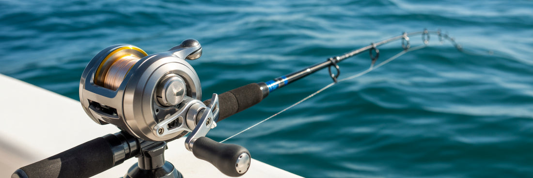 High-performance offshore fishing gear ready for use