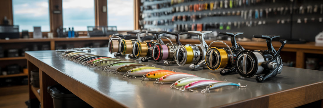 Offshore fishing gear maintenance setup.
