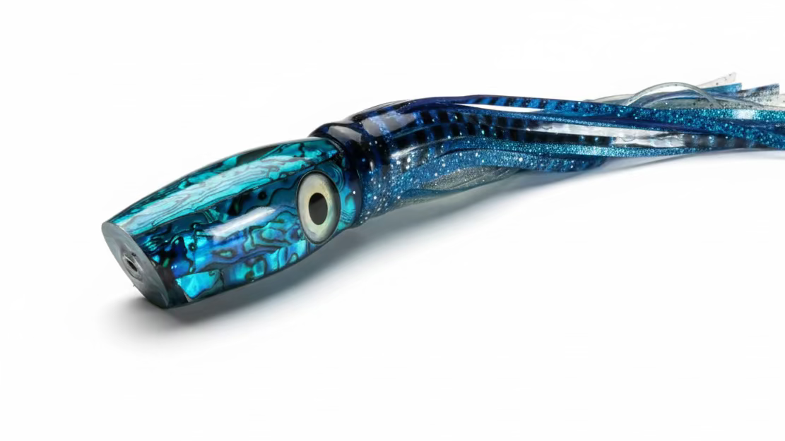 Blue Large Resin Abalone lure 15"