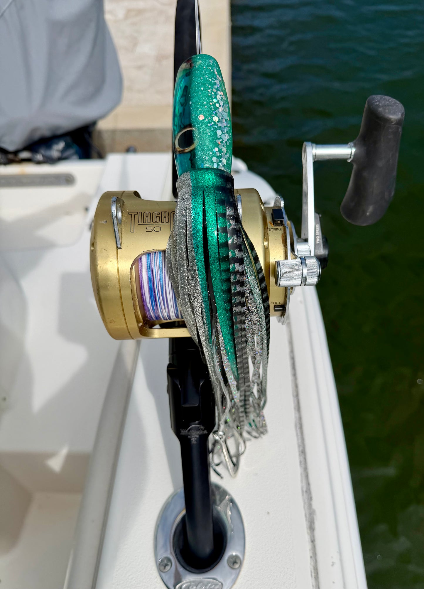 Pilchard Green Large Resin lure 15"